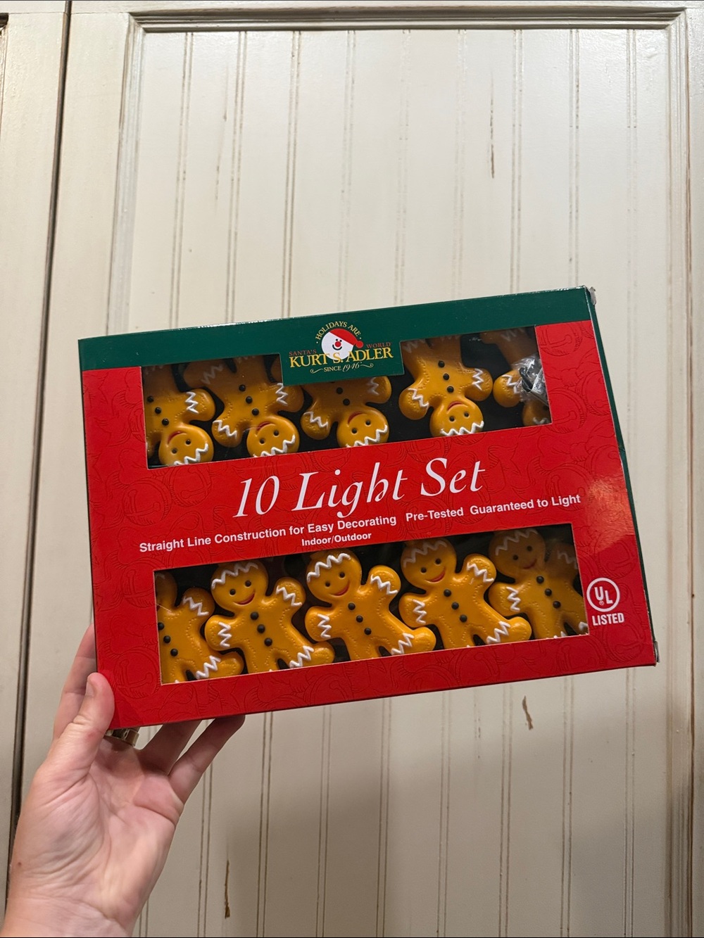 Kurt Adler  Gingerbread Man 10-Light String Lights